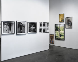 Installation view of We Wear the Mask at Higher Pictures Generation