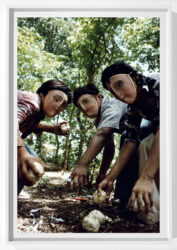 NICARAGUA. June, 1978. Youths practice throwing contact bombs in forest surrounding Monimbo.