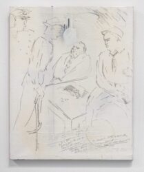 RICHARD PRINCE. Untitled, 1989. Pencil on gessoed canvas, 19 3/4 x 15 3/4 inches. Courtesy Richard Prince Studio.