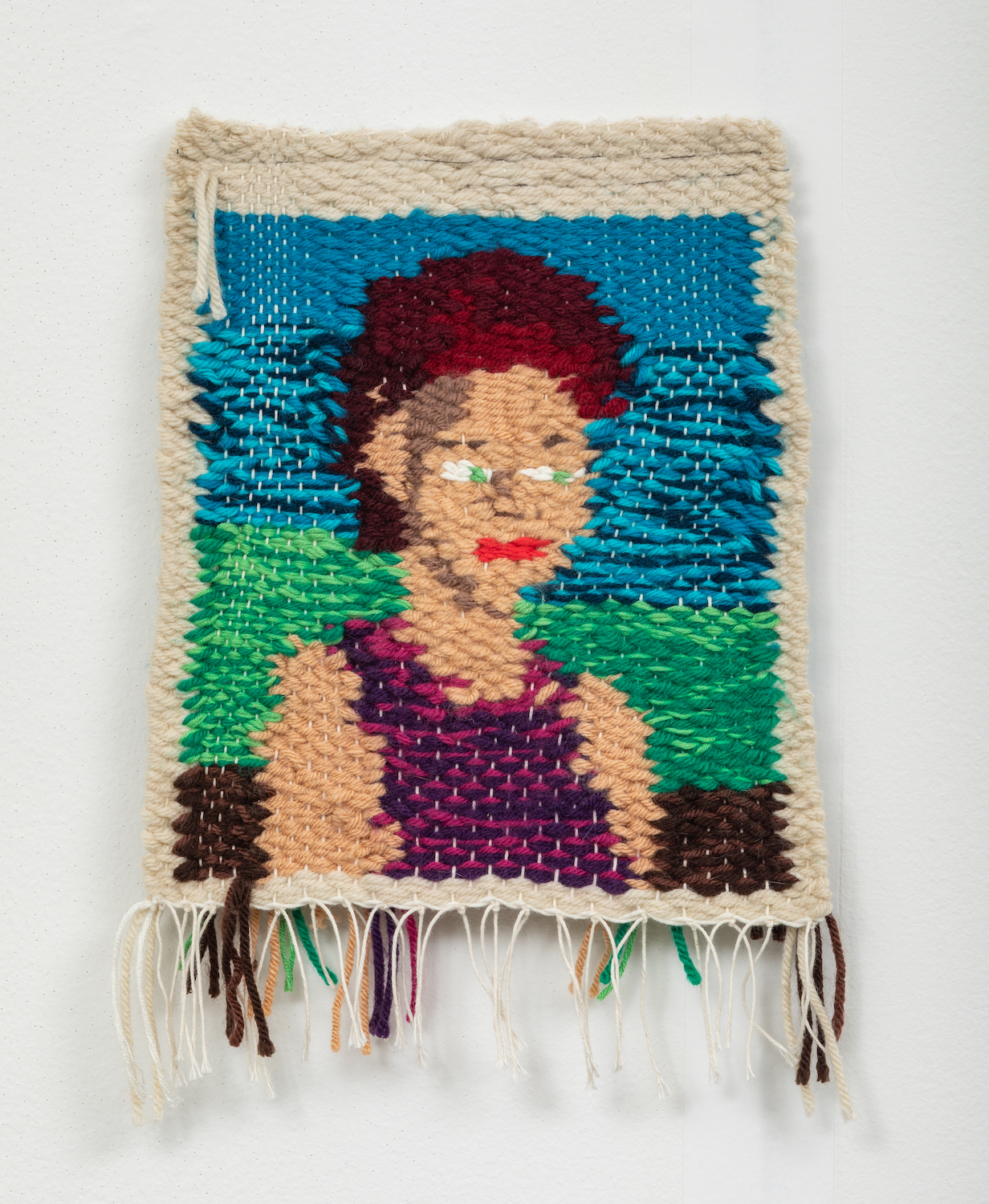D'ANGELO LOVELL WILLIAMS, The Overlook (Mom 1989/90), 2023, cotton yarn, acrylic yarn, 10.5 x 8.5 inches, unique