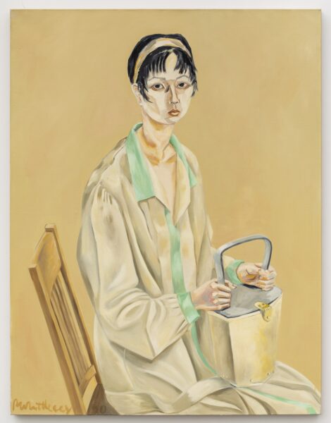 Prudence Whittlesey, Purse, 1990, oil on linen, 52 x 40 inches