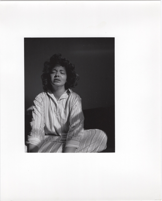 Carla Williams. Untitled (crying #1), 1984-1985, printed 1984-1985, gelatin silver print, image dimensions: 5 3/4 x 4 1/2 inches, paper dimensions: 10 x 8 inches