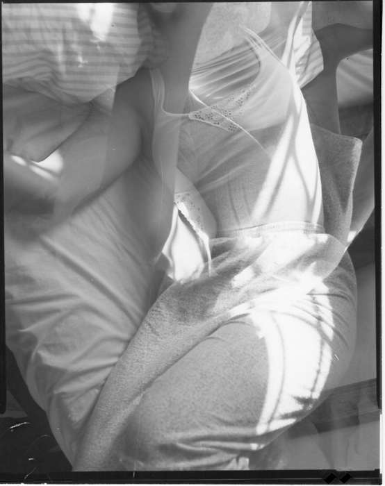 Carla Williams, Untitled (window double) #2, 1985, printed 1985, gelatin silver print, image and paper dimensions: 5 x 4 inches