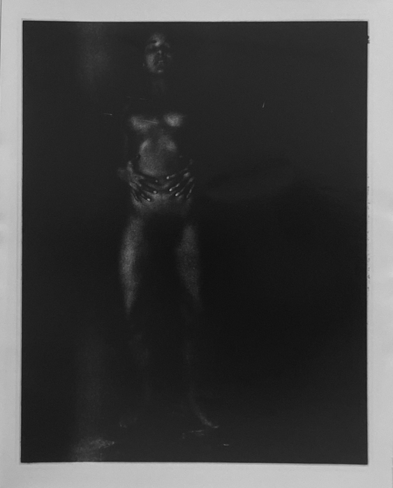 Carla Williams. Untitled (Totem) #1, 1985, printed 1985, gelatin silver print, 14 x 11 inches