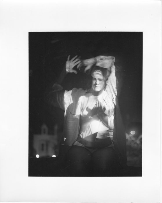 Carla Williams. Untitled (projection) #P52, 1984-1985, printed 1984-1985, gelatin silver print, image dimensions: 7 1/8 x 5 1/2 inches paper dimensions: 10 x 8 inches 